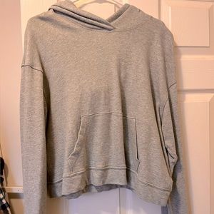 James Perse terry cloth hooded pullover women